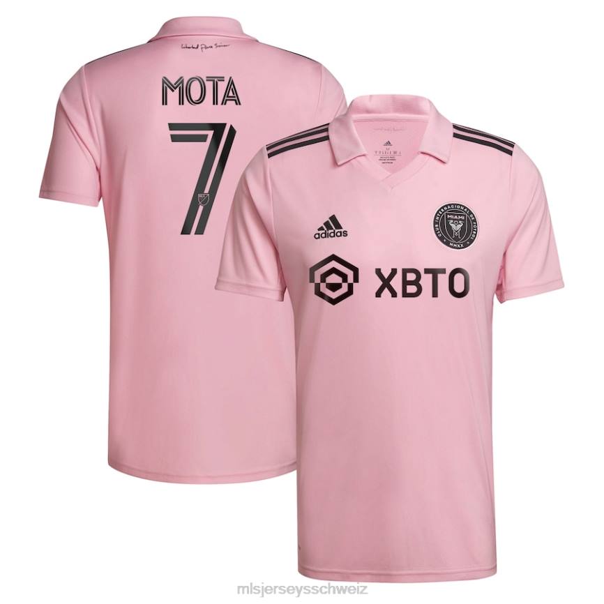 MLS Jerseys Männer Inter Miami CF Jean Mota adidas Pink 2022 The Heart Beat Kit Replika-Spielertrikot HT0J1487 Jersey