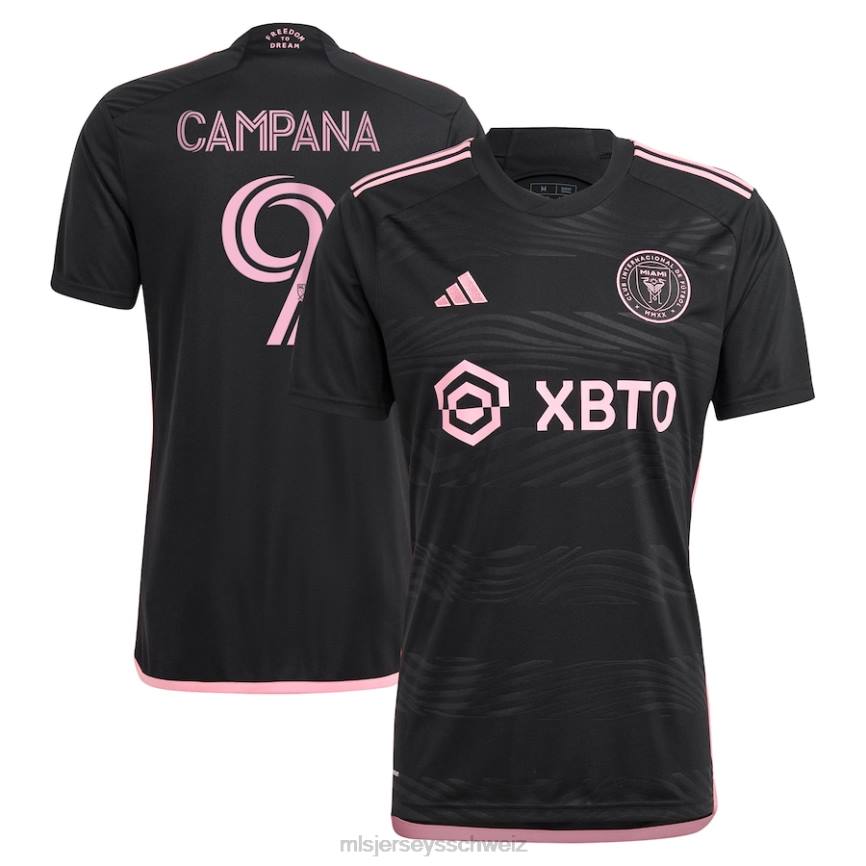 MLS Jerseys Männer Inter Miami CF Leonardo Campana adidas schwarzes 2023 La Noche Replika-Spielertrikot HT0J604 Jersey