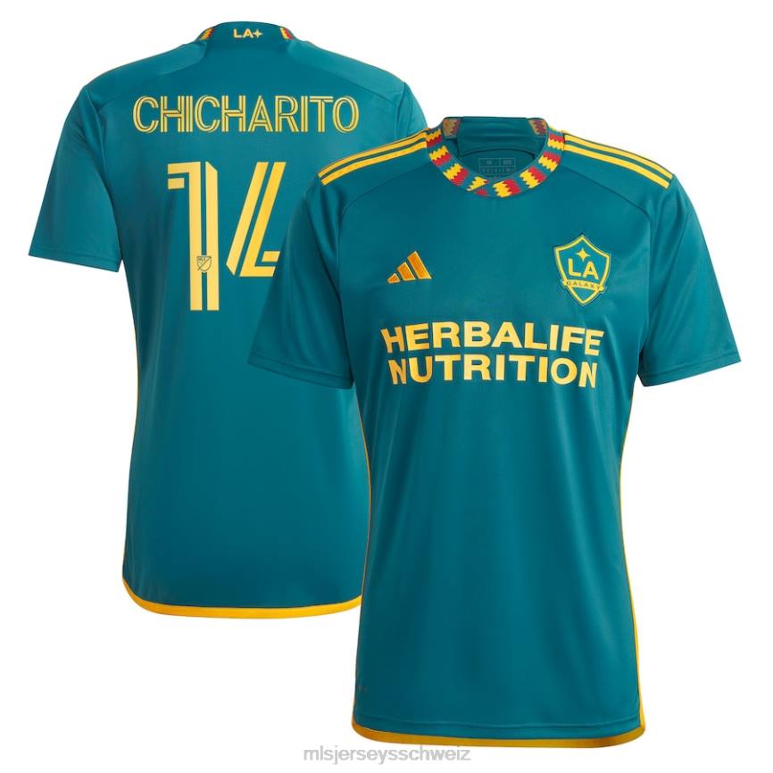 MLS Jerseys Männer La Galaxy Chicharito adidas grünes 2023 La Kit Replika-Spielertrikot HT0J660 Jersey