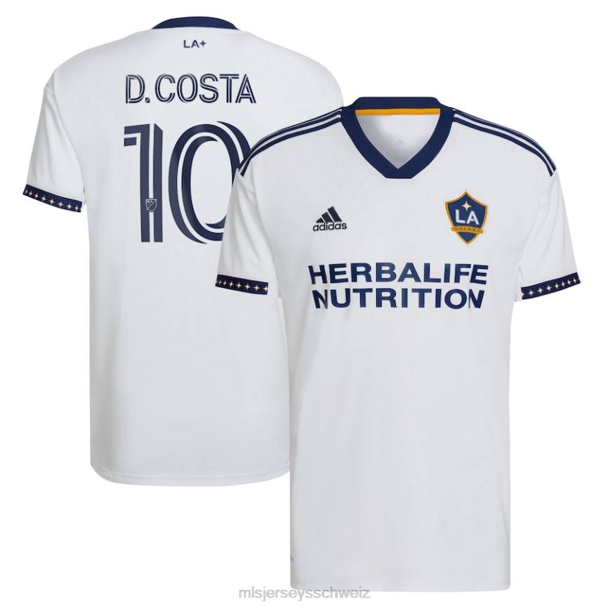 MLS Jerseys Männer La Galaxy Douglas Costa adidas weißes 2022 City of Dreams Kit Replika-Spielertrikot HT0J1038 Jersey