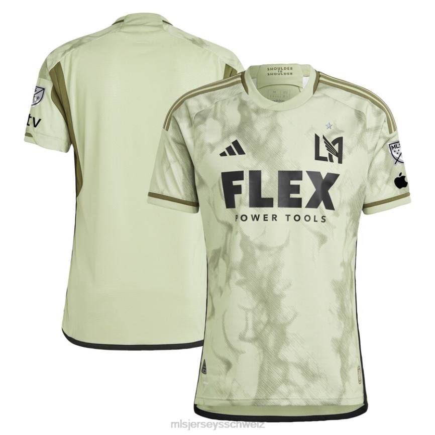 MLS Jerseys Männer lafc adidas grünes 2023 Smokescreen authentisches Trikot HT0J15 Jersey