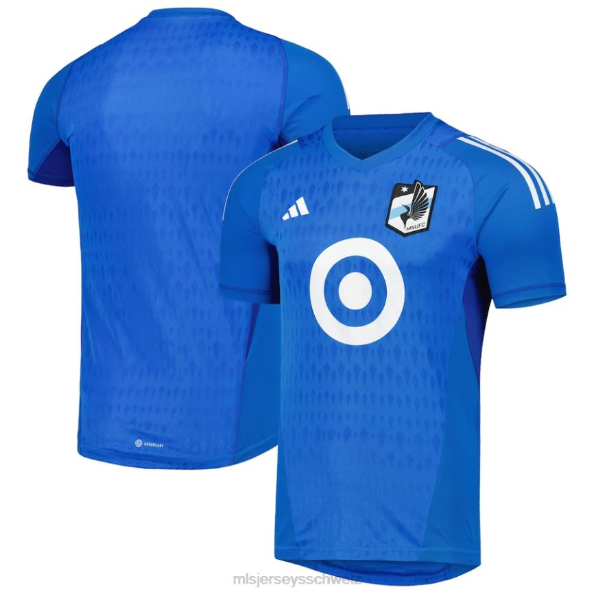 MLS Jerseys Männer Minnesota United FC adidas blaues 2023 Replika-Torwarttrikot HT0J519 Jersey