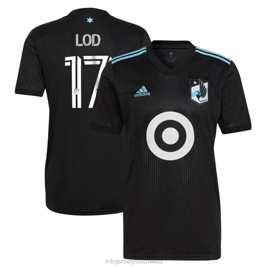 MLS Jerseys Männer Minnesota United FC Robin Lod adidas schwarzes 2022 Minnesota Night Kit Replika-Spielertrikot HT0J1013 Jersey