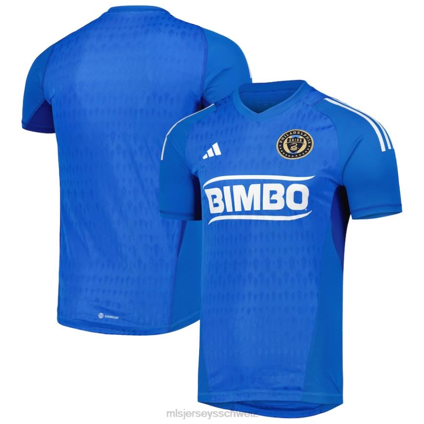 MLS Jerseys Männer Philadelphia Union adidas blaues Replika-Torwarttrikot 2023 HT0J54 Jersey