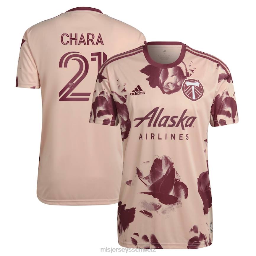 MLS Jerseys Männer Portland Timbers Diego Chara adidas Pink 2022 Heritage Rose Kit Replika-Spielertrikot HT0J944 Jersey