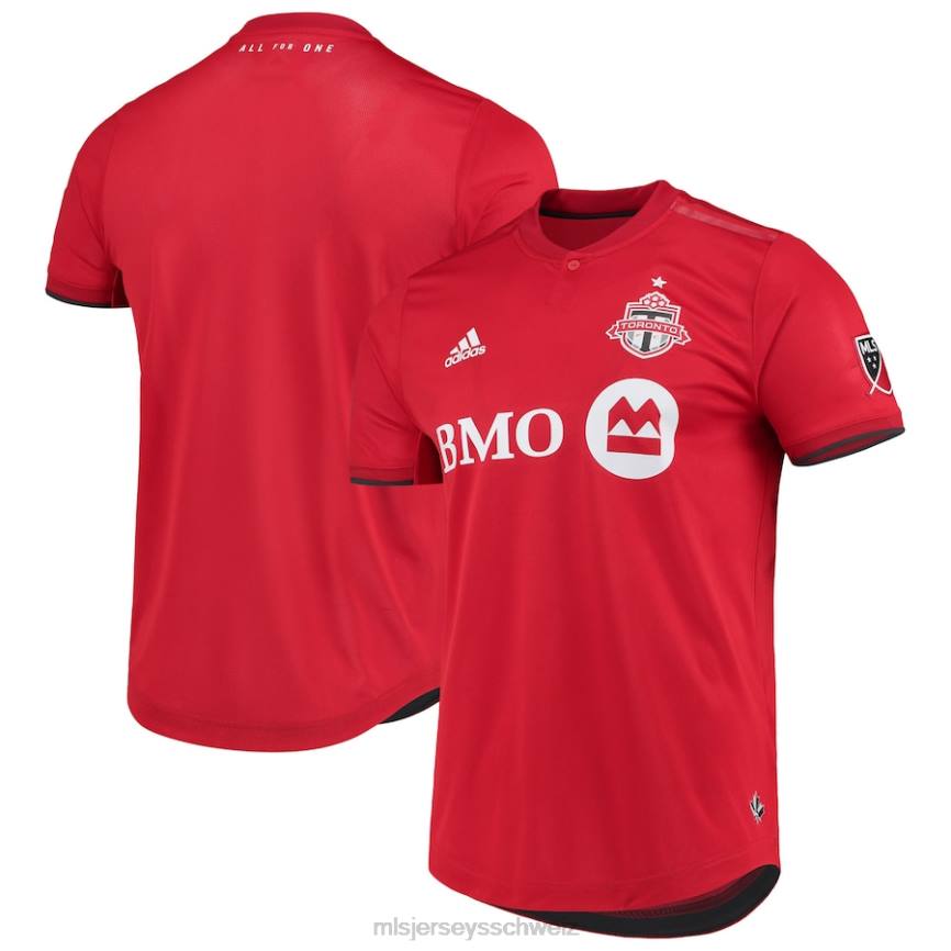 MLS Jerseys Männer Authentisches Trikot des Toronto FC adidas, rot, Heimtrikot 2019 HT0J489 Jersey