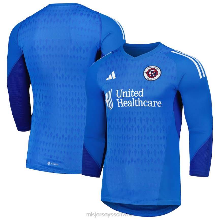 MLS Jerseys Männer New England Revolution adidas Blau 2023 Torwart-Langarm-Replika-Trikot HT0J234 Jersey