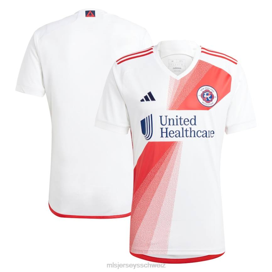 MLS Jerseys Männer New England Revolution adidas weißes 2023 Defiance Replika-Trikot HT0J193 Jersey