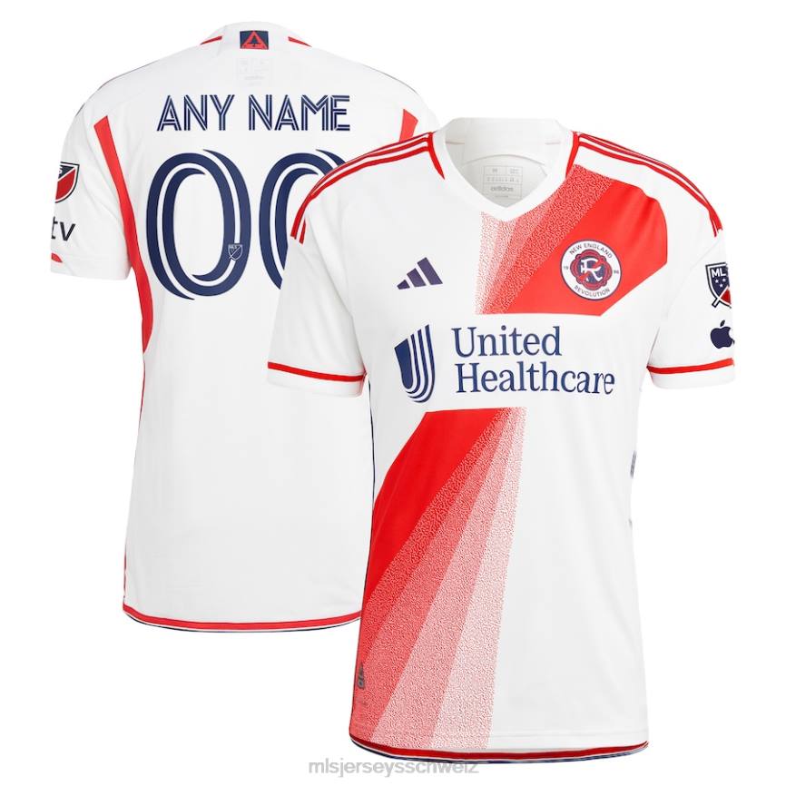 MLS Jerseys Männer New England Revolution adidas weißes 2023 Defiance authentisches individuelles Trikot HT0J364 Jersey